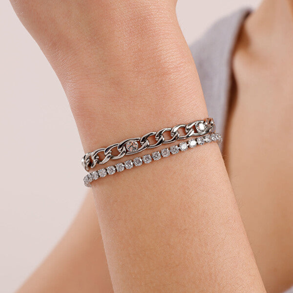 Brosway Bracciale Donna in Acciaio e Cristalli | Collezione Symphonia - BYM85