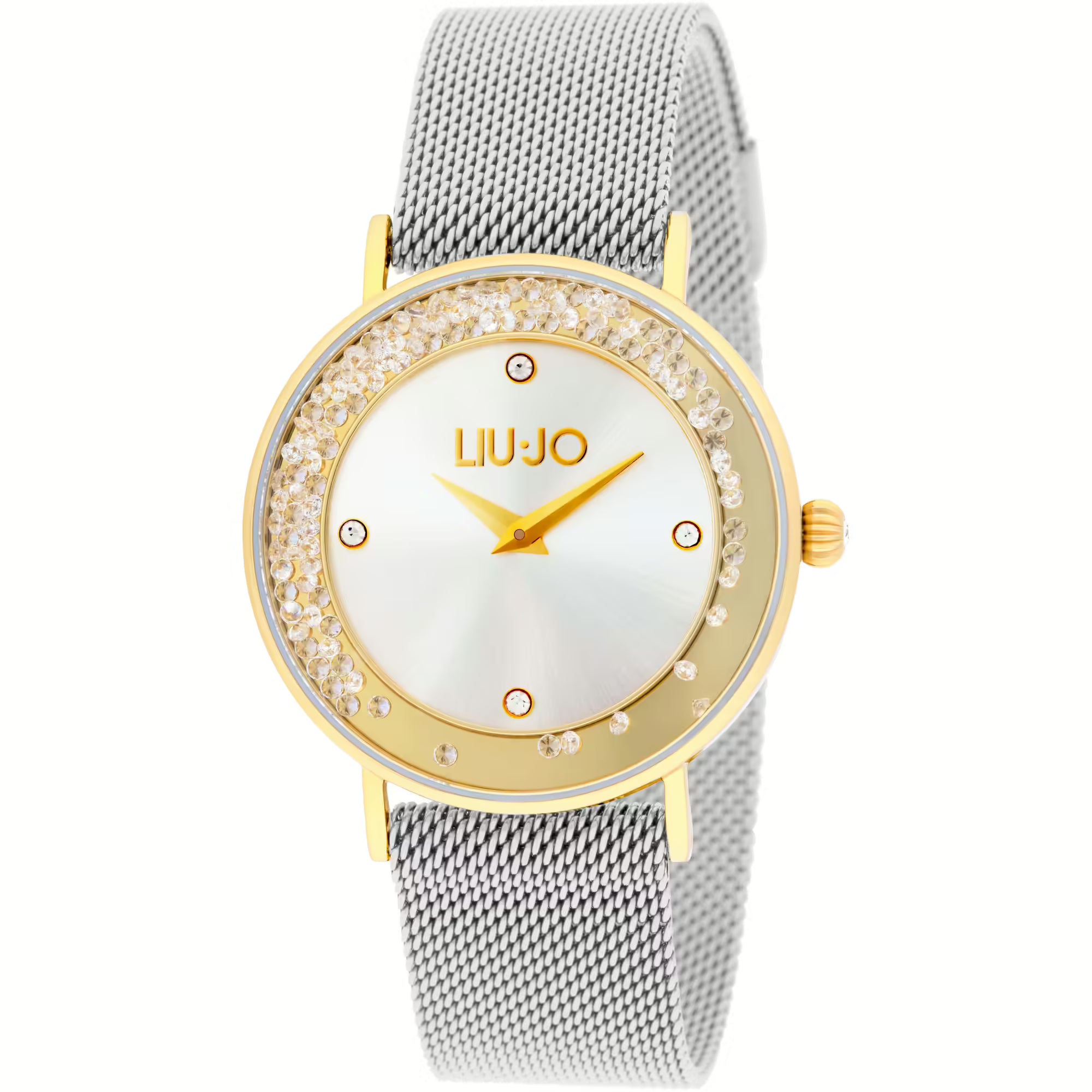 Liu Jo orologio Donna Dancing Slim Solo Tempo argento cassa silver e oro 36 mm TLJ2411