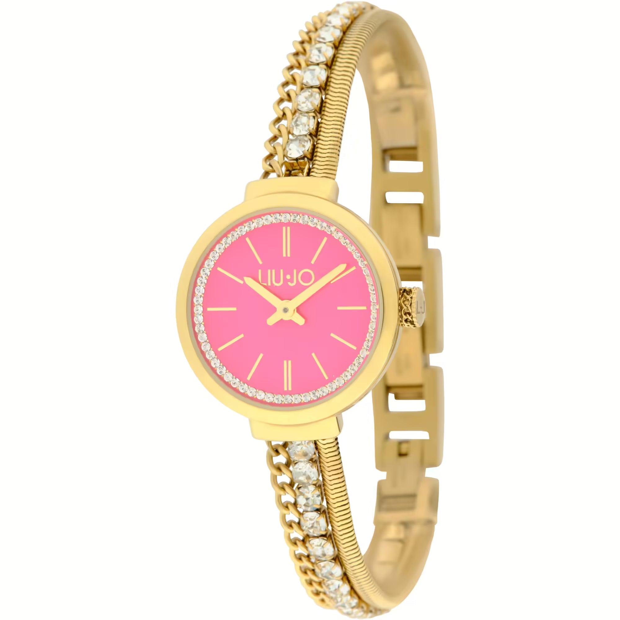 Liu Jo orologio ensemble color oro fucsia acciaio 30 mm 3 atm TLJ2366