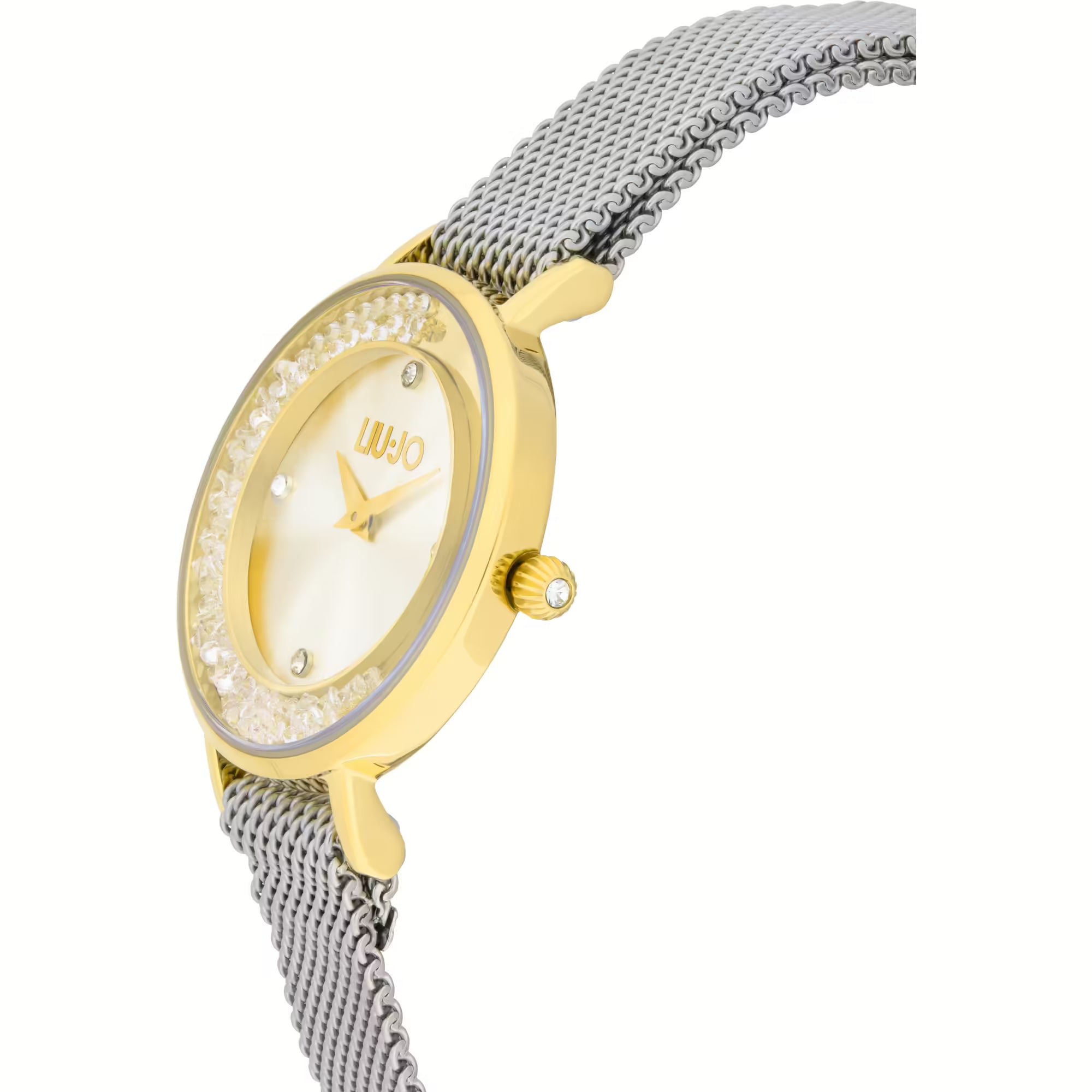 Liu Jo orologio Donna Mini Dancing Slim Solo Tempo argento cassa silver oro 29 mm TLJ2413
