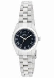 Liu Jo orologio Aimable silver Donna solo tempo argento nero cassa 26 mm 5atm TLJ2416