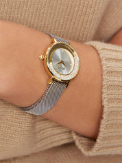 Liu Jo orologio Donna Mini Dancing Slim Solo Tempo argento cassa silver oro 29 mm TLJ2413