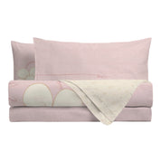 THUN Parure letto Copripiumino Singolo Iconic Elegance Daisy Pink rosa