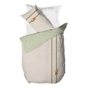 THUN Parure Set letto Copripiumino Singolo in Cotone Country Bloom Beige