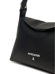 Patrizia Pepe Borsa a Spalla in Pelle Nero Donna 8B0256