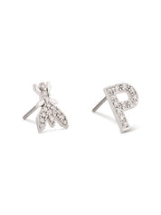Patrizia Pepe Orecchini in Ottone Rivestiti in Titanio Colore Argento 8J1056 Donna