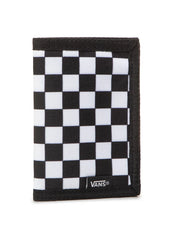Vans Portafoglio Trifold Slipped in Poliestere Nero Bianco Unisex
