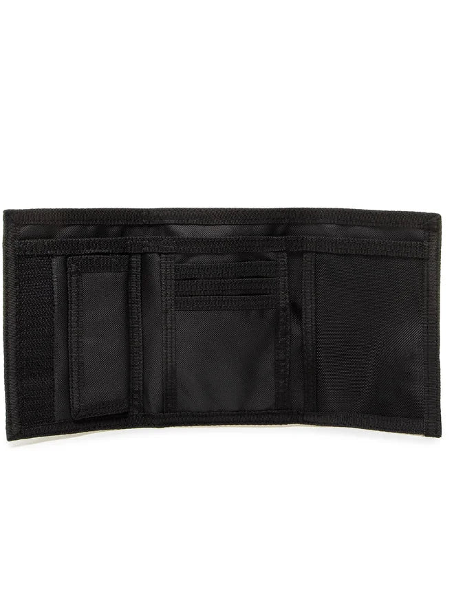 Vans Portafoglio Trifold Slipped in Poliestere Nero Bianco Unisex