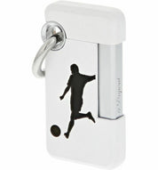 S.t.dupont accendino con portachiavi Inox Uomo Donna arancio basket Ronald-o 032030