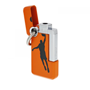 S.t.dupont accendino con portachiavi Inox Uomo Donna arancio basket Dunk-o 032027