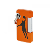 S.t.dupont accendino con portachiavi Inox Uomo Donna arancio basket Dunk-o 032027