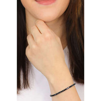 Brosway Bracciale Tennis in Acciaio e Cubic Zirconia Simbolo lucchetto Collezione Desideri BEI057