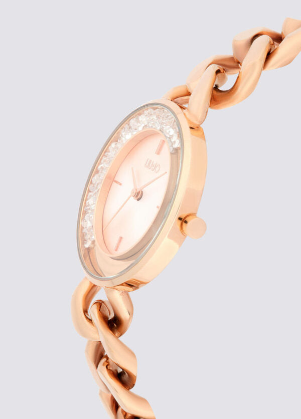 Liu Jo orologio Donna Solo Tempo argento cassa 32 mm 3atm TLJ2242 gold rose