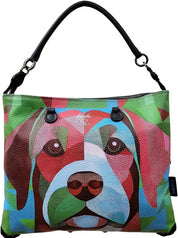 Gabs G3 Plus M Pet Borsa Zaino Trasformabile Shopper Tote Bauletto Pelle Bracco verde