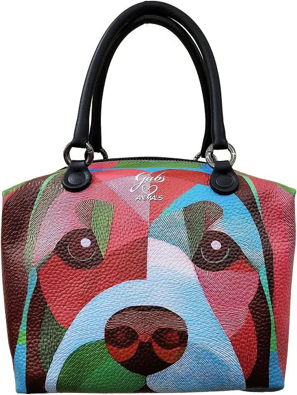 Gabs G3 Plus M Pet Borsa Zaino Trasformabile Shopper Tote Bauletto Pelle Bracco verde
