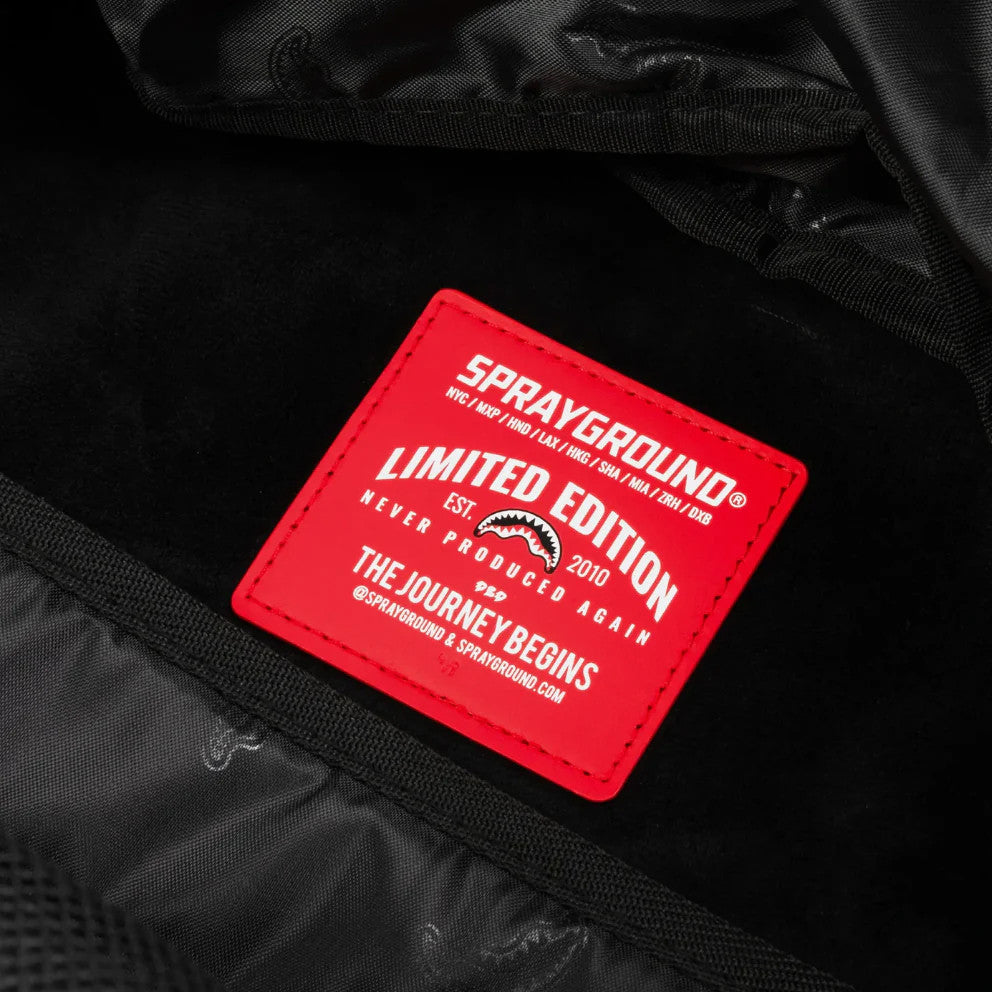 Sprayground Zaino Big Backpack Scuola City Viaggio Shark b8182 smoke