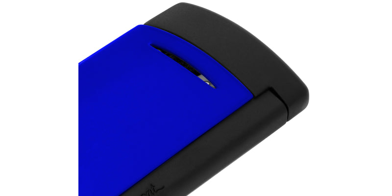 S.t.dupont accendino MINI JET fluo blue 010871