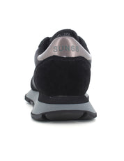 Sun68 Sneaker Ally Gold Silver Z45202 Pelle e Tessuto Nero Grigio Medio Donna