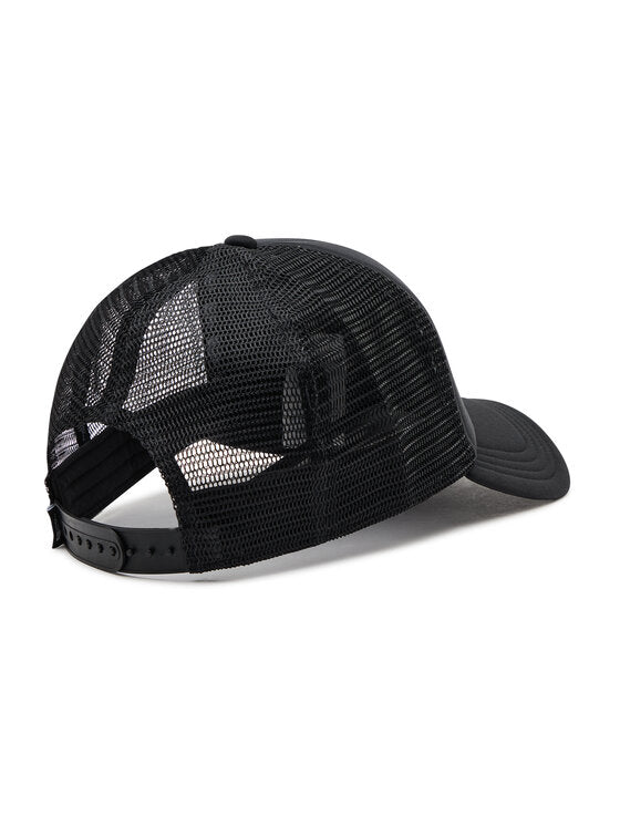 The North Face Cappello Trucker Logo TNF in Misto Cotone Nero Unisex
