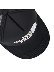 The North Face Cappello Trucker Logo TNF in Misto Cotone Nero Unisex