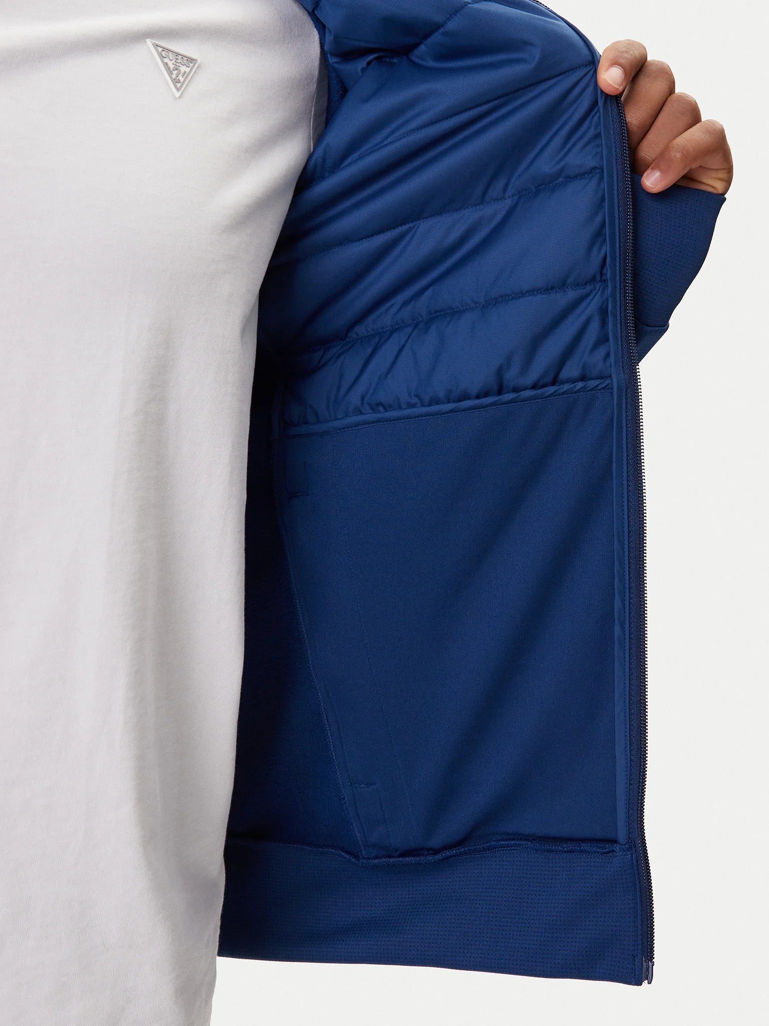 The North Face Giacca Antivento Reaxion 2.0 Hybrid full zip BLU