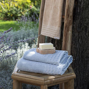 THUN Asciugamano Telo Doccia Iconic Elegance 90x140 cm Tinta Unita Dove