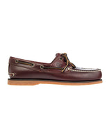 Timberland Scarpa da Barca Uomo Classic 2-Eye Tomaia in Pelle Marrone Medio
