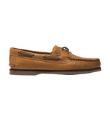 Timberland Scarpa da Barca Classic Uomo Tomaia in Pelle Giallo Scuro