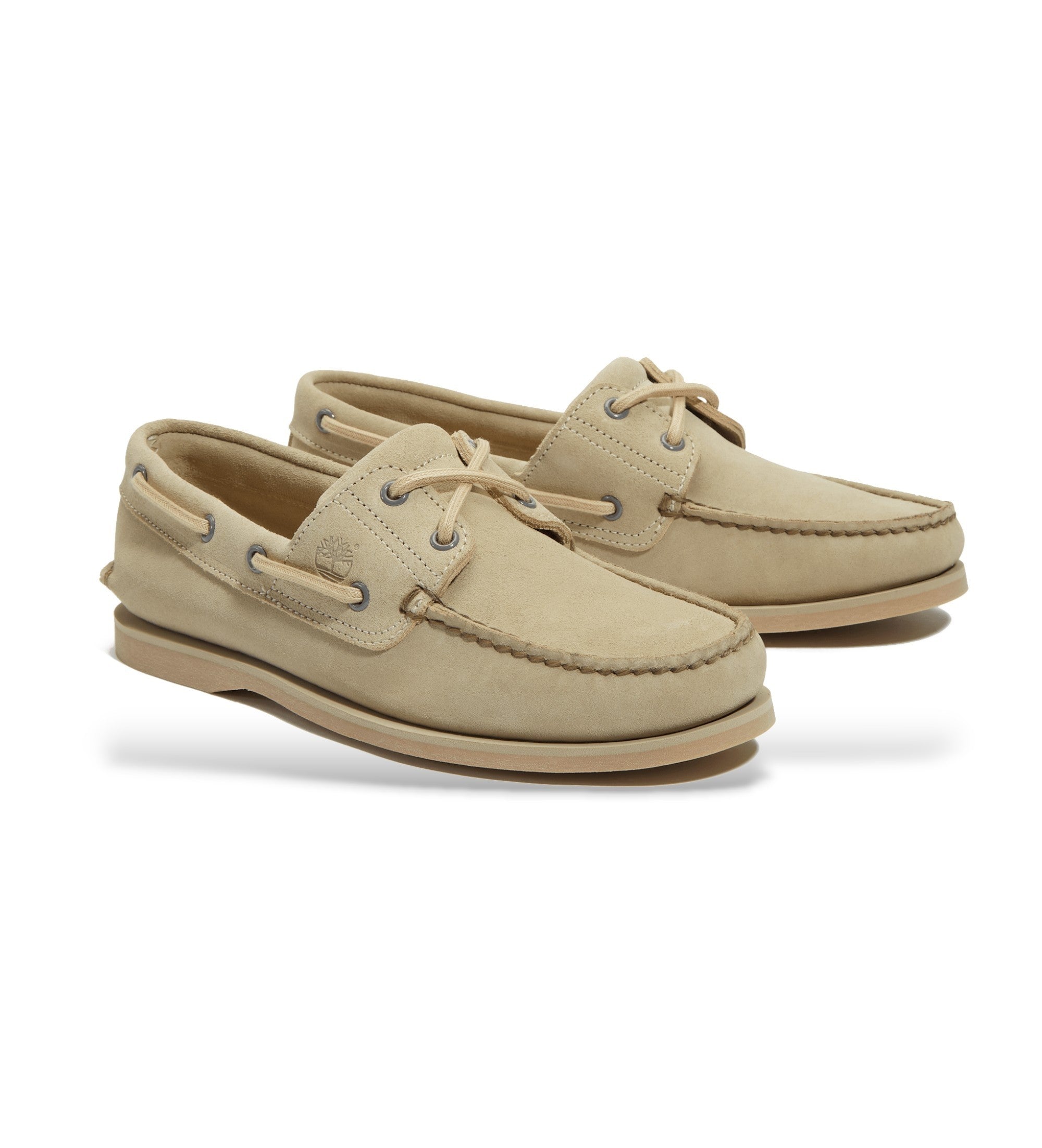 Timberland Scarpa da Barca Classic Uomo Tomaia in Pelle Verde Chiaro Suede