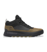 Timberland Scarpe Sneaker Uomo Field Trekker Tomaia in Pelle Verde Oliva