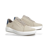 Timberland Scarpa Oxford Uomo Seneca Bay Sneaker in Pelle Beige Natural