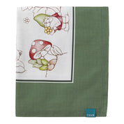 Thun Tovaglia cotone 100% Natale 6 posti 160x200 cm Gnomes Sage Green