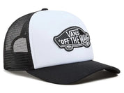 Vans Cappello Trucker Classic Patch Curved Bill Poliestere Nero Bianco Unisex