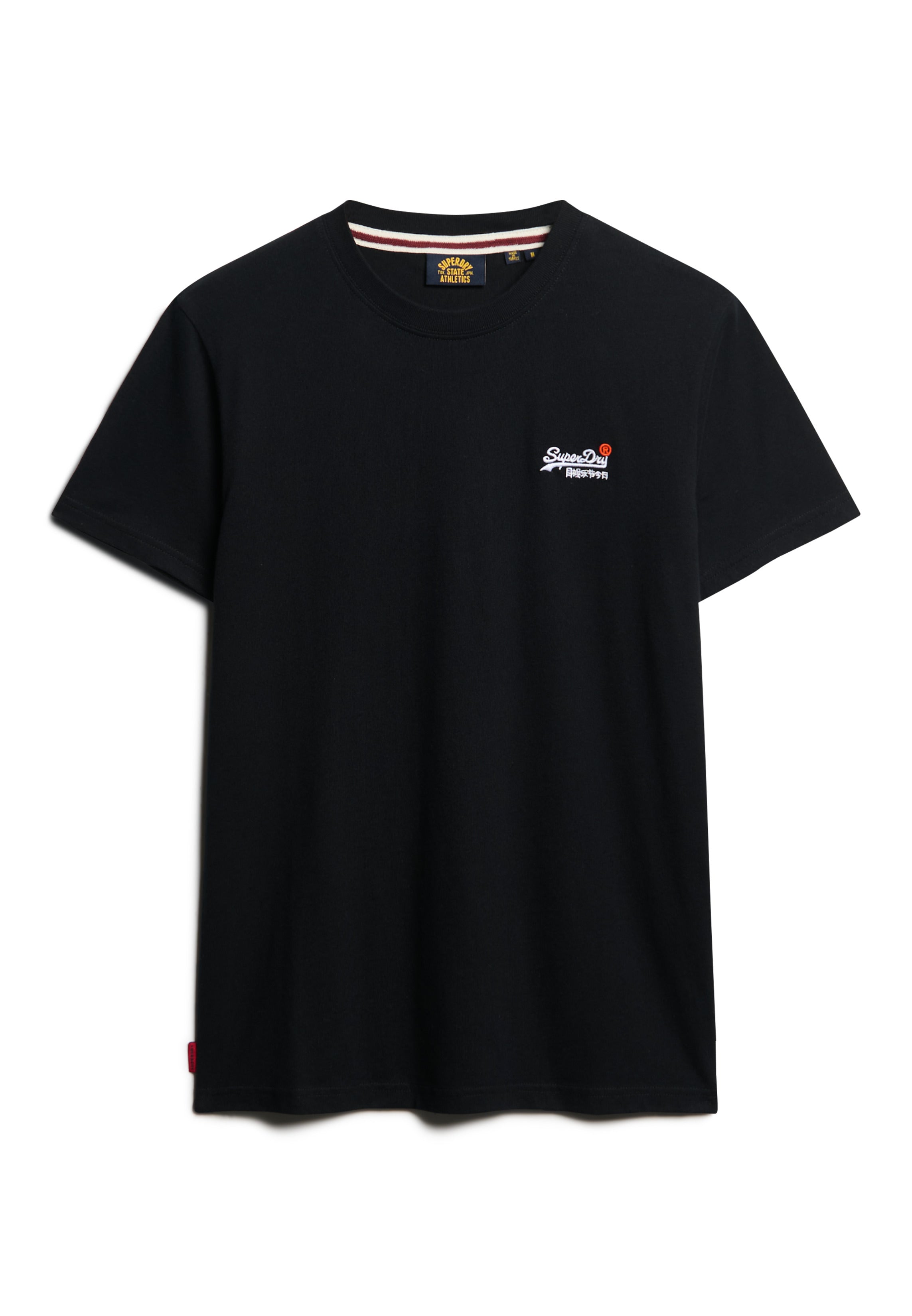 Superdry T-shirt Uomo Logo cotone manica corta nero