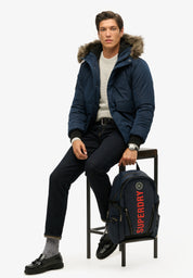 Superdry Zaino capiente 21 litri tasche escursionismo city scuola Tarp Blu