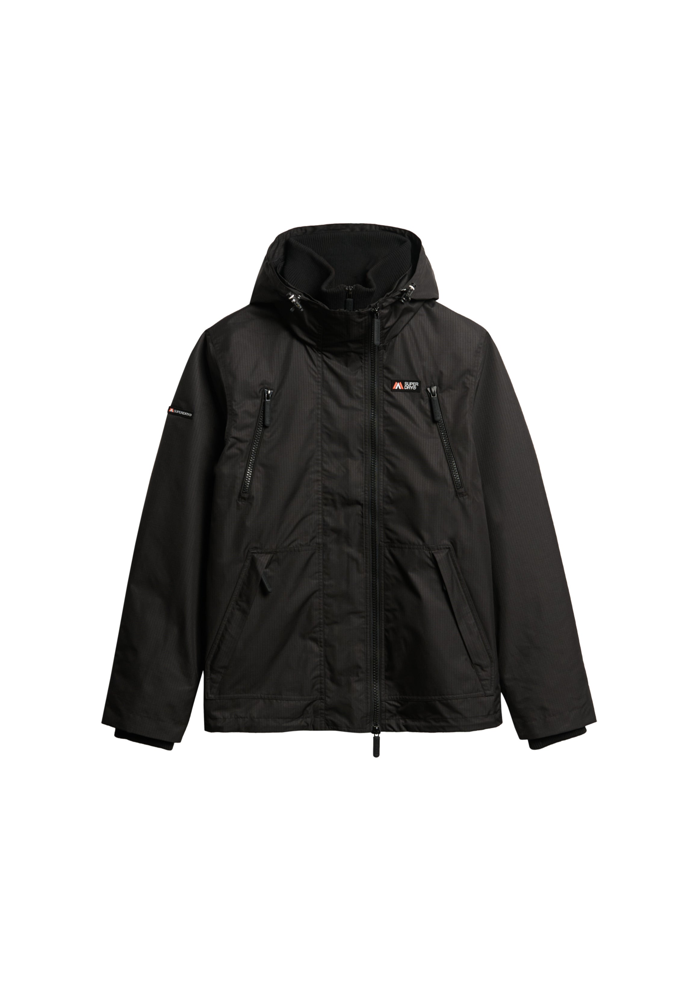 Superdry Giacca Windbreaker con Cappuccio Hooded Mountain nero