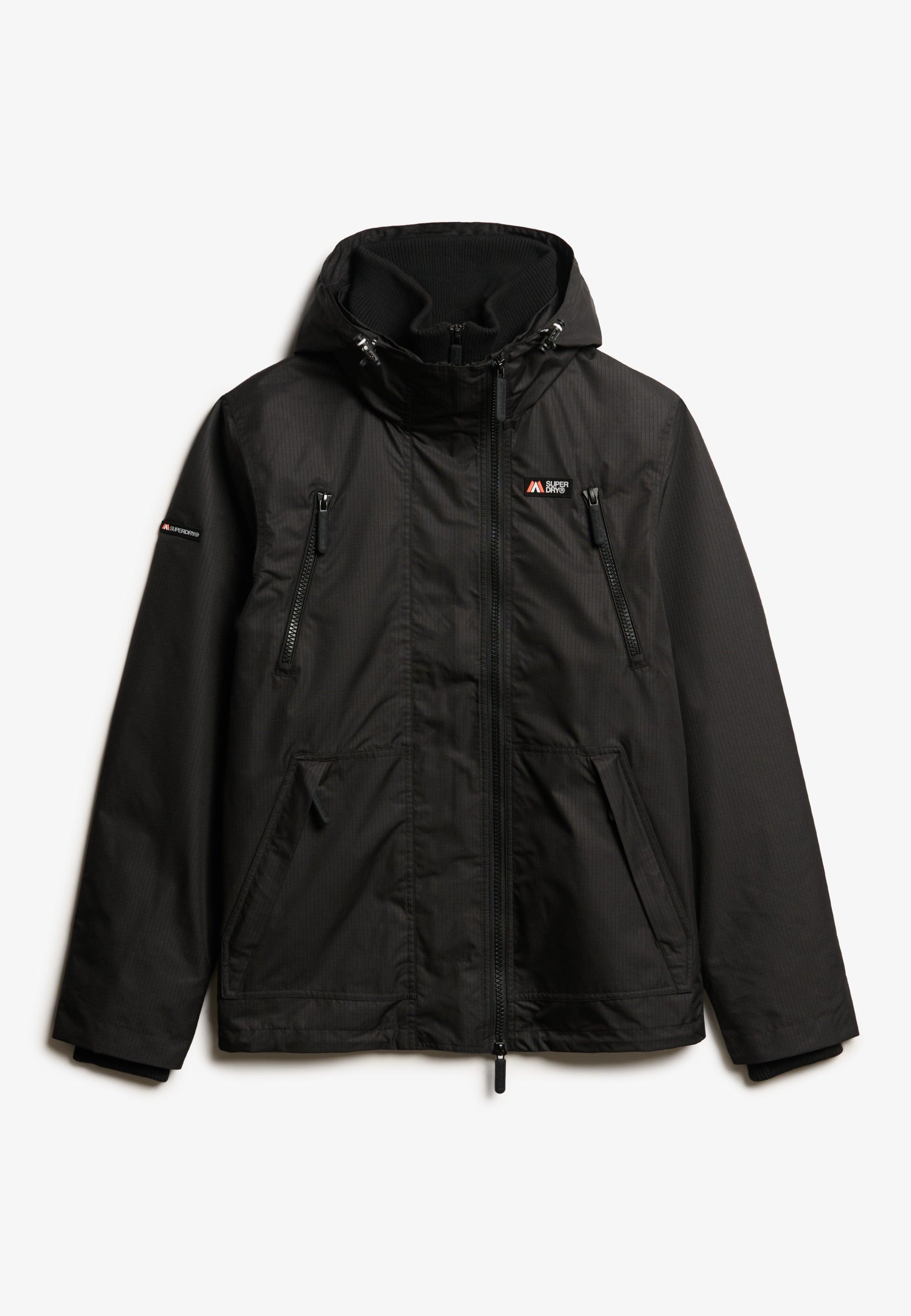 Superdry Giacca Windbreaker con Cappuccio Hooded Mountain nero