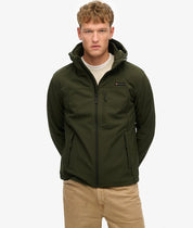 Superdry Giacca Trekker SoftShell con Cappuccio olive green