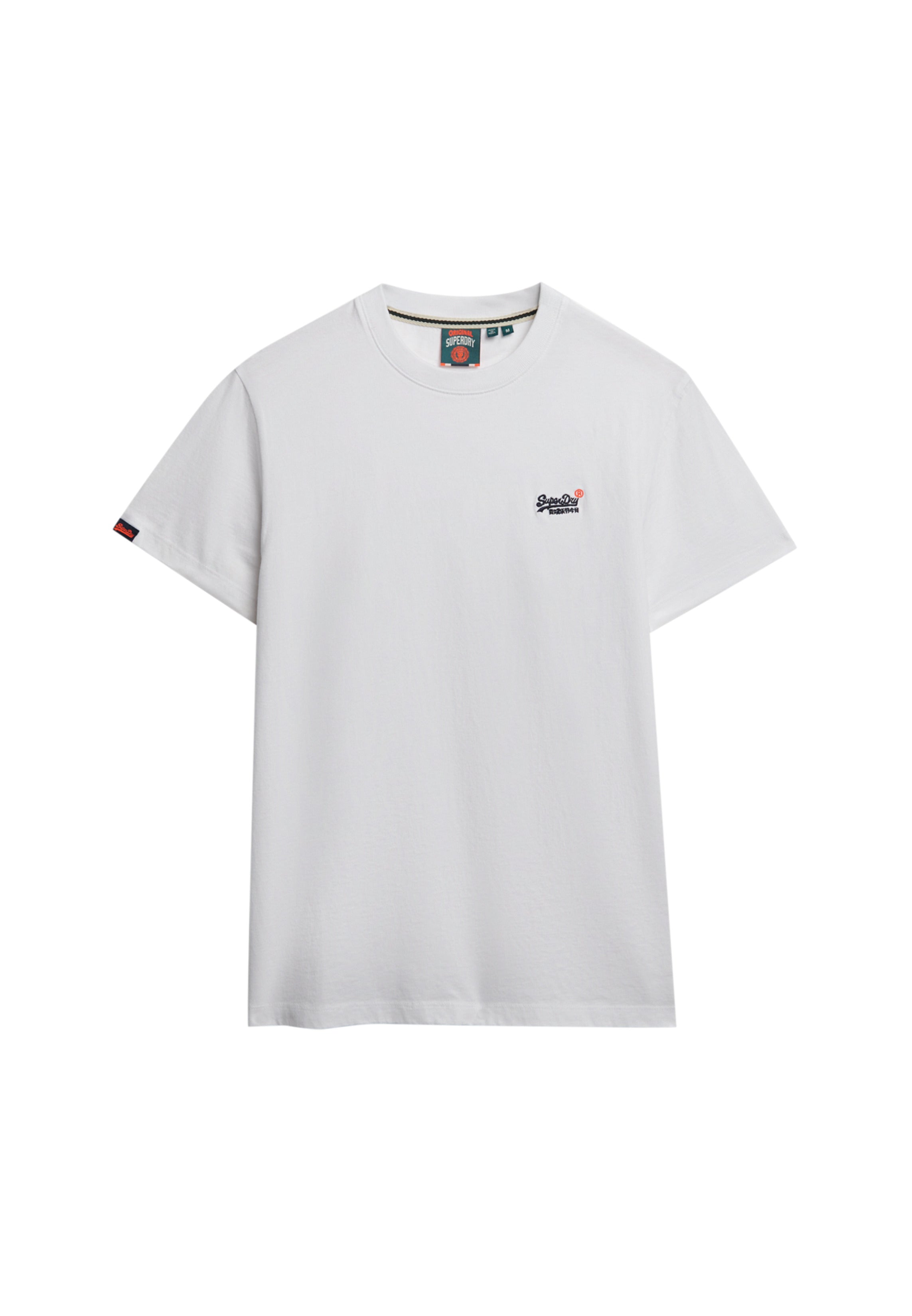 Superdry T-shirt Uomo Logo cotone manica corta bianco