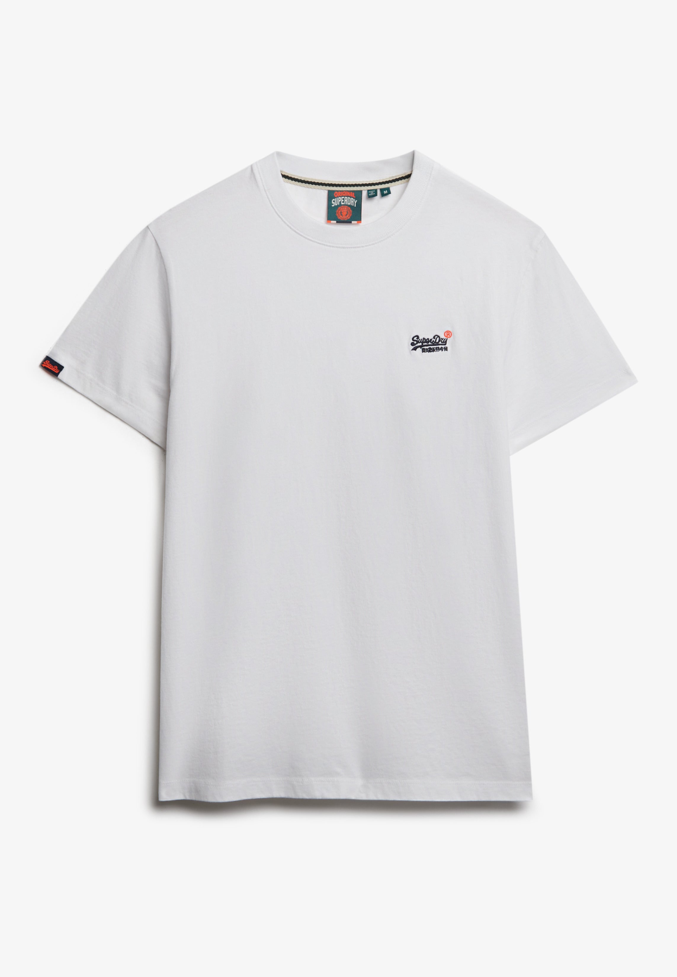 Superdry T-shirt Uomo Logo cotone manica corta bianco