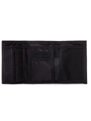 Vans Portafoglio Trifold Slipped in Poliestere Nero Charcoal Unisex