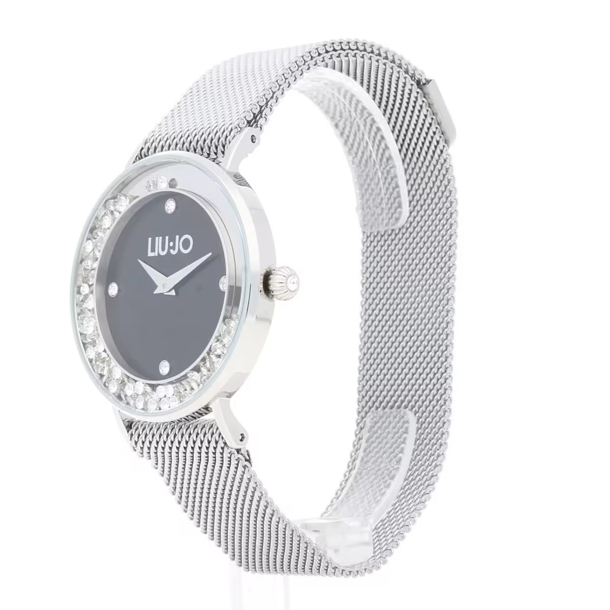 Liu Jo orologio Donna Dancing Slim Solo Tempo argento cassa 36 mm TLJ1342 silver nero