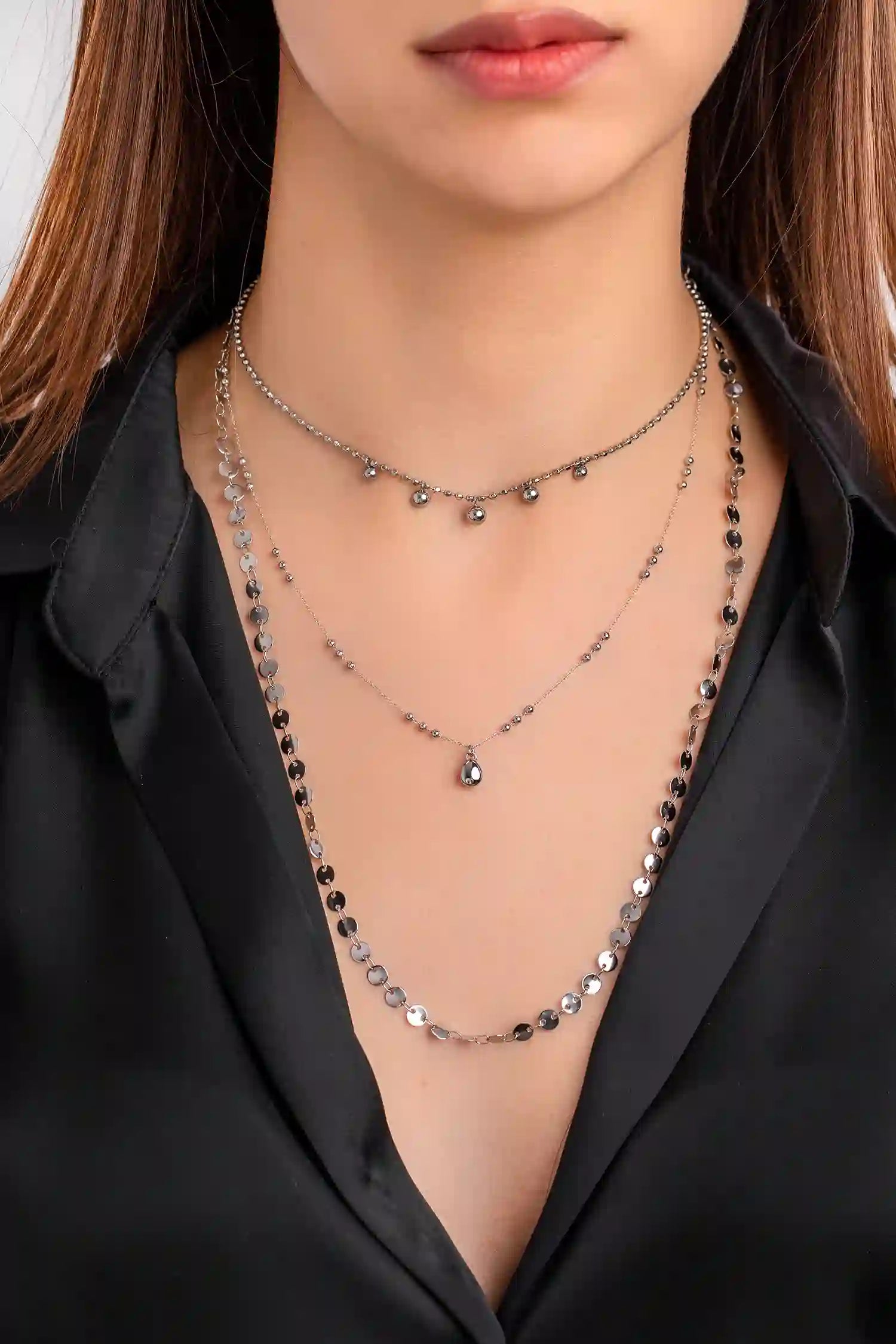 Brosway Collana Donna in Acciaio e Cristalli | Collezione Symphonia - BYM109