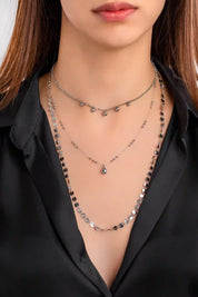 Brosway Collana Donna in Acciaio e Cristalli | Collezione Symphonia - BYM109