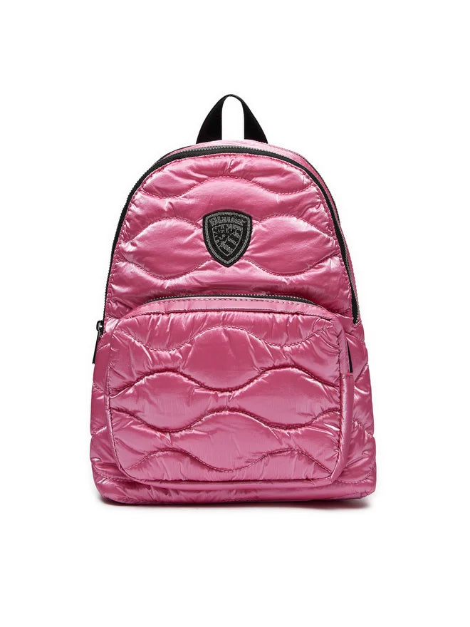 Blauer Zaino Backpack Wave onda fucsia donna women 28x27x10