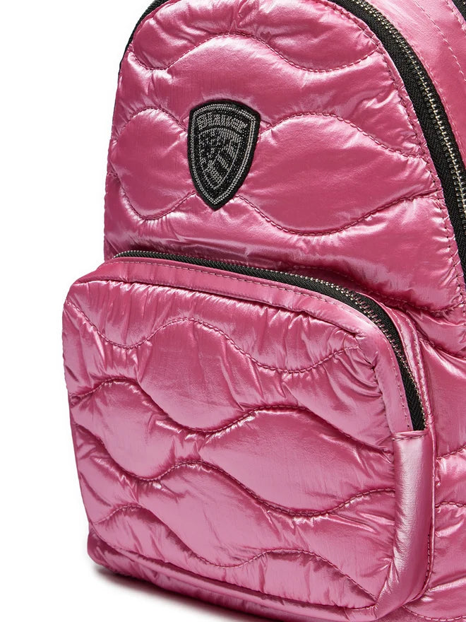 Blauer Zaino Backpack Wave onda fucsia donna women 28x27x10