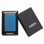 Zippo accendino ricaricabile antivento Made in USA 20446 Blu High Polish