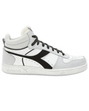 Diadora Sneakers Magic Basket Demi Cut Icona Suede Bianco