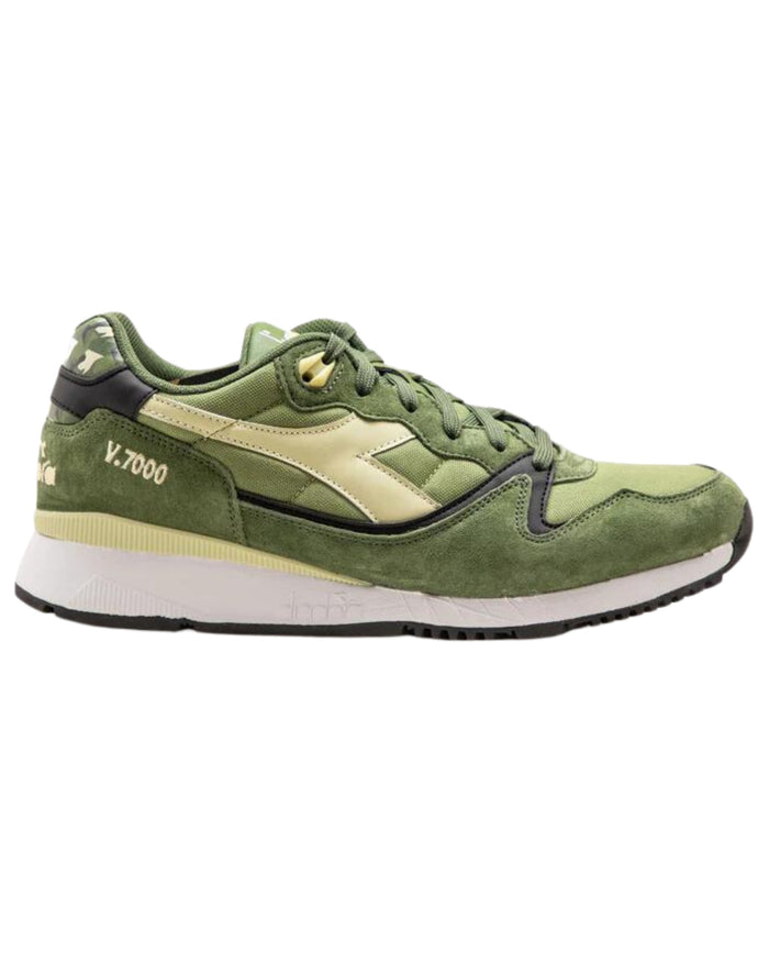 Diadora V7000 Green Leather Sneaker 1