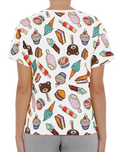 Moschino Swim Cotone/Elastan Icecream Gelato Bianco